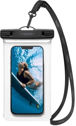 Custodia Universale Waterproof per Telefono, Spigen, A601, Trasparente AMP04526