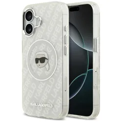 Custodia MagSafe per Apple iPhone 17, Karl Lagerfeld, IML Karl`s Head, Grigio