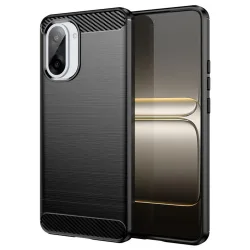 Custodia per OnePlus Nord CE5, Techsuit, Carbonio, Nera