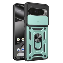 Custodia per Google Pixel 10 Pro XL, Techsuit, CamShield, Verde