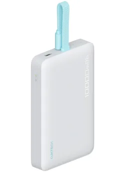 Batteria Esterna Wireless Cuktech CP132ML, 10000mAh, 22.5W, PD + QI, 2 x USB-C, Bianca