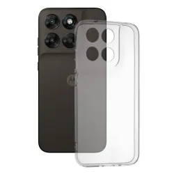Custodia per Motorola Moto G77 / G67, Techsuit, Clear, Trasparente