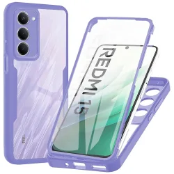 Custodia per Xiaomi Redmi 15 5G / 15 4G, Techsuit, ColorVerse 360, Viola