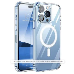 Custodia MagSafe per Apple iPhone 17, Techsuit, Pro, Trasparente