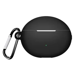 Custodia Techsuit Silicone per Huawei FreeBuds 6i, Nera