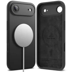 Custodia MagSafe per Apple iPhone 17 Air, Ringke, Silicone, Nera