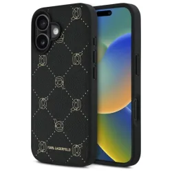 Custodia MagSafe per Apple iPhone 16, Karl Lagerfeld, Karl's Head, Nera