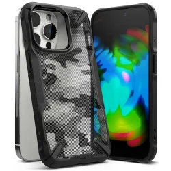 Custodia per Apple iPhone 14 Pro, Ringke, Fusion X Design, Camuffamento