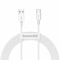 Cavo dati e ricarica USB-A - USB-C Baseus Superior Series, 66W, 2m, Bianco CATYS-A02