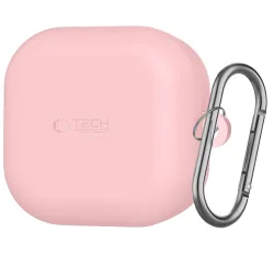 Custodia Tech-Protect Silicone Hook per Samsung Galaxy Buds4 / Buds4 Pro, Rosa