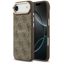 Custodia MagSafe per Apple iPhone 17 Air, Guess, 4G Classic, Marrone
