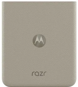 Coperchio Batteria Motorola Razr 2024 / Razr 50, Crema (Pietra Pomice), Pacchetto di Servizio SL98E12657