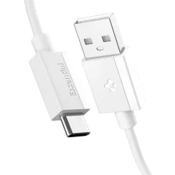 Cavo Dati e Ricarica USB-A - USB-C Spigen Essential, 60W, 1m, Bianco ACA08715