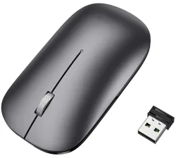 Mouse Wireless HOCO GM43, 1600DPI, BT / Wi-Fi, Grigio