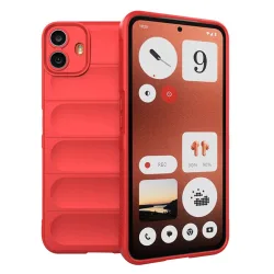 Custodia per Nothing CMF Phone 1, Techsuit, Magic Shield, Rossa