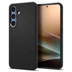 Custodia per Samsung Galaxy S25 S931, Spigen, Liquid Air, Nera ACS09000