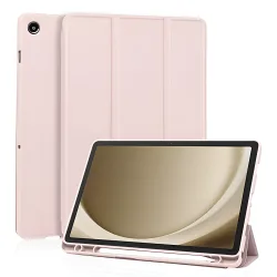 Custodia per Samsung Galaxy Tab A11+ / Tab A9+, Techsuit, Flex Trifold, Rosa