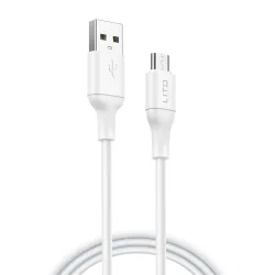 Cavo Dati e Ricarica USB-A - microUSB Lito LD06V, 18W, 1m, Bianco