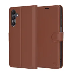 Custodia per Samsung Galaxy A16 5G A166 / A16 4G A165, Techsuit, Leather Folio, Marrone