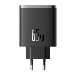 Caricabatterie Rete Baseus Cube Pro, 65W, 3.25A, 1 x USB-A - 2 x USB-C, Nero P10152301113-00