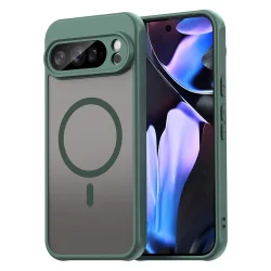 Custodia MagSafe per Google Pixel 10 Pro XL, Techsuit, HaloFrost II, Verde