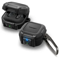 Custodia Spigen Lock Fit per Samsung Galaxy Buds4 / Buds4 Pro, Nera Opaca ACS11202