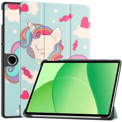 Custodia per OnePlus Pad Lite / Oppo Pad SE, Techsuit, FoldPro Unicorn, Multicolore
