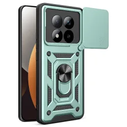 Custodia per Xiaomi Poco M8 Pro / Redmi Note 15 Pro+ 5G, Techsuit, CamShield, Verde