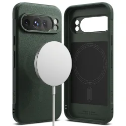 Custodia MagSafe per Google Pixel 9 Pro, Ringke, Onyx, Verde Scuro