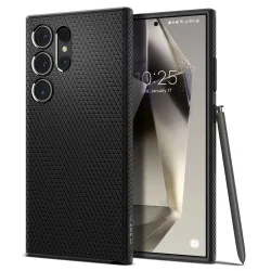 Custodia per Samsung Galaxy S24 Ultra S928, Spigen, Liquid Air, Nera ACS07287