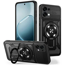 Custodia per Oppo A6 Pro 5G / A6 Pro 4G, Techsuit, RuggedCam, Nera