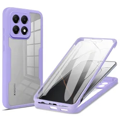 Custodia per Xiaomi 14T Pro, Techsuit, ColorVerse 360, Viola