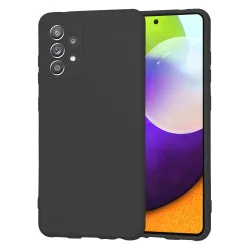 Custodia per Samsung Galaxy A52s 5G A528 / A52 5G A526 / A52 A525, Techsuit, SoftFlex, Nera