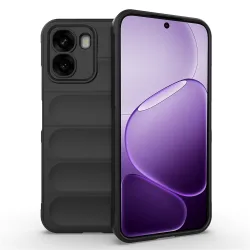 Custodia per Oppo A6x 4G / A6x, Techsuit, Magic Shield, Nera