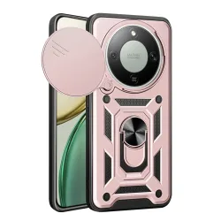 Custodia per Honor Magic8 Lite, Techsuit, CamShield, Rosa Dorato