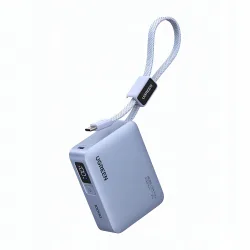 Batteria Esterna UGREEN PB584 (75173B), 10000mAh, 33W, QC + PD, 1 x USB-A - 2 x USB-C, Blu