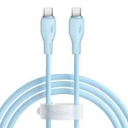 Cavo Dati e Ricarica USB-C - USB-C Baseus Pudding, 100W, 1.2m, Blu P10355702311-00