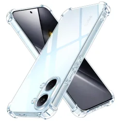 Custodia per Xiaomi Poco X8 Pro Max, Techsuit, Shockproof Clear, Trasparente