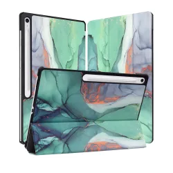 Custodia per Samsung Galaxy Tab S10 FE+, Techsuit, FoldPro Green Time, Multicolore