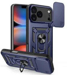 Custodia per Apple iPhone 17 Pro, Techsuit, CamShield, Blu