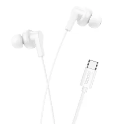 Handsfree USB-C HOCO M114, Bianco