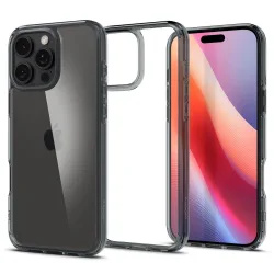 Custodia per Apple iPhone 16 Pro, Spigen, Ultra Hybrid, Fumurie ACS08123