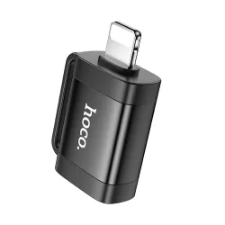 Adattatore OTG Lightning - USB-A HOCO UA31A, Nero