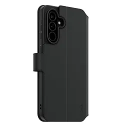Custodia per Samsung Galaxy A26 A266, PanzerGlass, Care Feature Kickstand Wallet, Nera