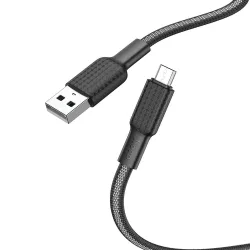 HOCO X69 Cavo USB-A - microUSB per dati e ricarica, 18W, 1m, nero