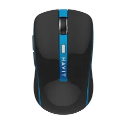 Mouse Wireless HAVIT MS951GT, 1000DPI - 1600DPI, Nero Blu