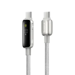 Cavo Dati e Ricarica USB-C - USB-C Baseus Vipow Display, 100W, 1m, Grigio P10381802851-00