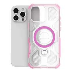 Custodia per Xiaomi Redmi 15C 5G / 15C 4G, Techsuit, Carbon Shield Pro, Rosa