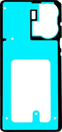 Adesivo Coperchio Batteria Motorola Edge 50 Fusion, Service Pack 5948C24385
