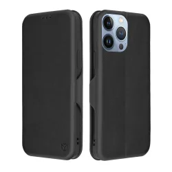 Custodia per Apple iPhone 13 Pro Max, Techsuit, Safe Wallet Plus, Nera